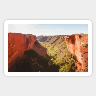 Kings Canyon Vector Painting Sticker